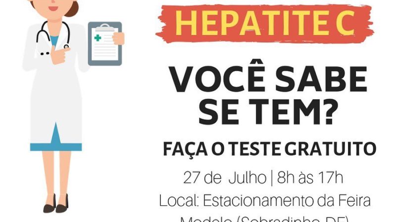 Sobradinho recebe projeto hepatite zero
