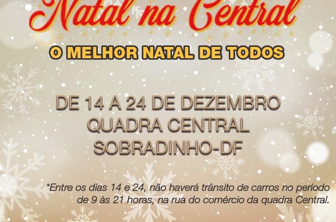 Administração de Sobradinho promove rua natalina