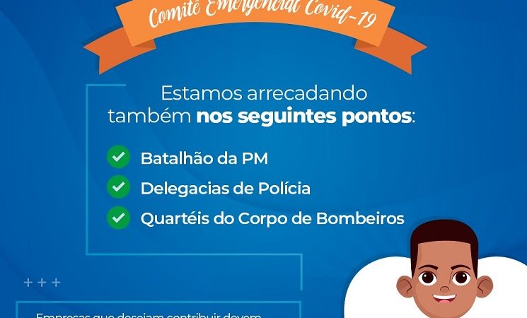 PMDF e Forças de Segurança fazem campanha de arrecadação do Comitê Emergencial COVID-19