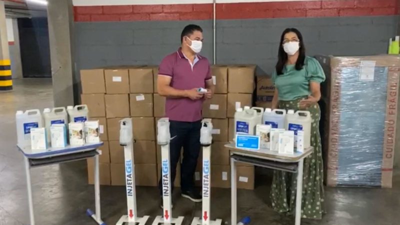 Escolas da regional do bandeirante recebem emenda para compra de EPI’s e se prepararam para a entrega das cestas verdes
