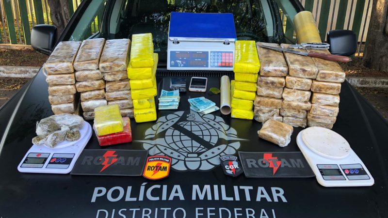 ROTAM retira das ruas grande quantidade de drogas