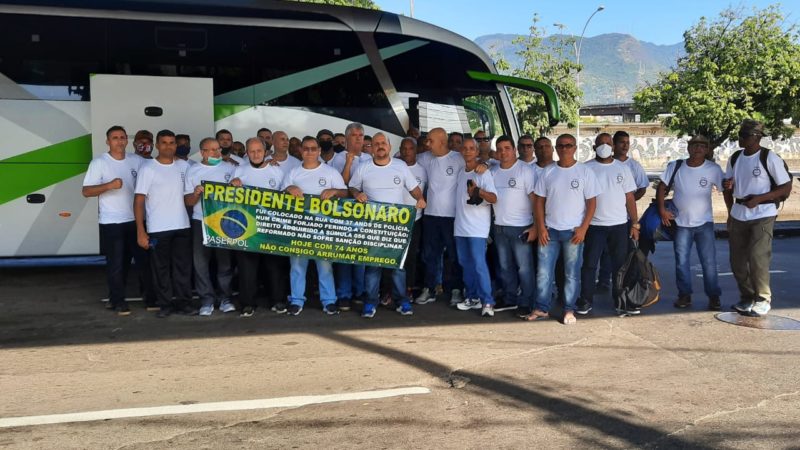 Ex Policiais do Estado do Rio de Janeiro estão rumando para Brasília em busca de apoio