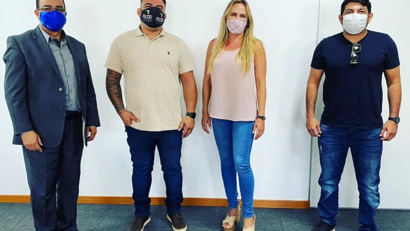 Federação de Jiu Jitsu é recebida na Secretaria de Esportes