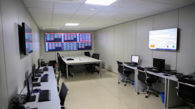 Central de comando para hospitais e UPAs