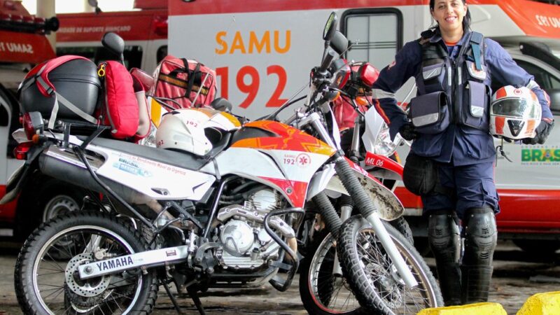 Motolâncias ‘driblam’ trânsito para atender rapidamente