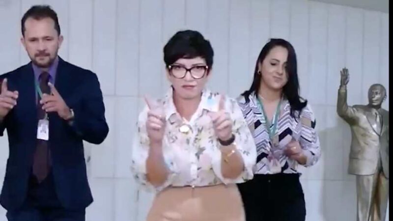 Deputada Ale Silva volta a dançar “Um carpinteiro” (veja vídeo)