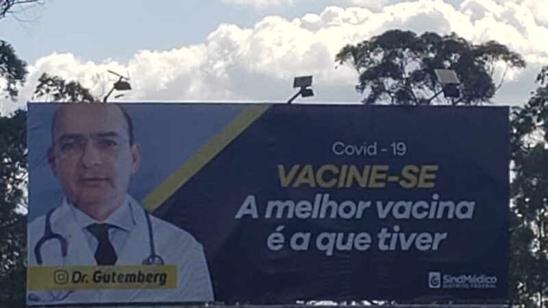 Sindicato dos Médicos do DF adere a  campanha de vacinação
