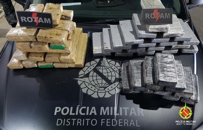 PMDF tira das ruas mais de 50Kg de drogas
