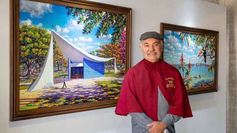 Exposição que retrata Brasília em cores vibrantes prossegue em junho na CLDF