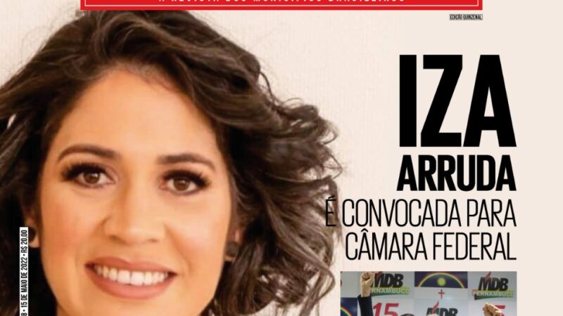 IZA ARRUDA É CONVOCADA PARA CÂMARA FEDERAL