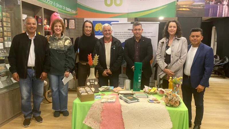 DF recebe projeto pioneiro para reciclagem de bituca de cigarro