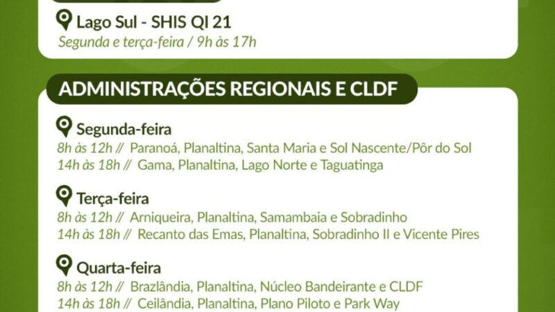 Acompanhe o atendimento itinerante de energia elétrica nesta semana