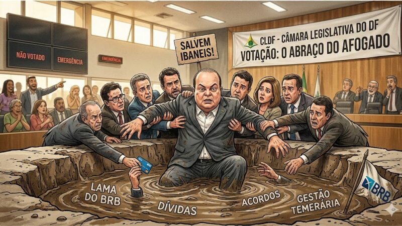 O Abraço do Afogado: Deputado Distrital Como se Suicidar Politicamente com Estilo (e uma Linha de Crédito)