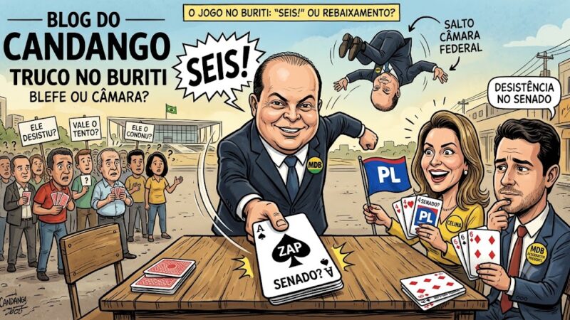Ibaneis Rocha no Jogo do Truco: Blefe, “Seis” e a Dança das Cadeiras no Buriti