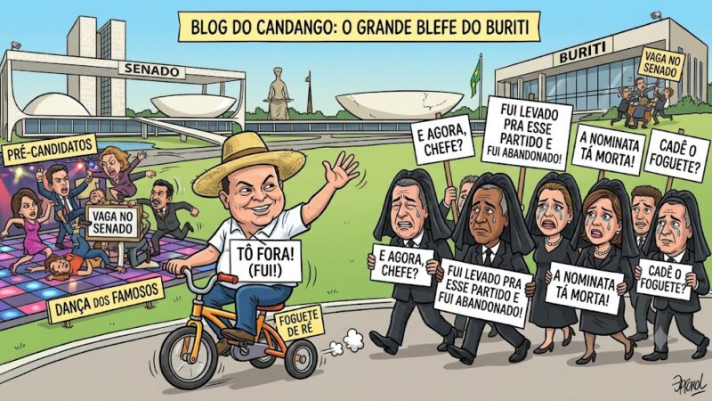 O Grande Blefe do Buriti: Ibaneis desiste do Senado e deixa um rastro de “viúvas” desesperadas no DF